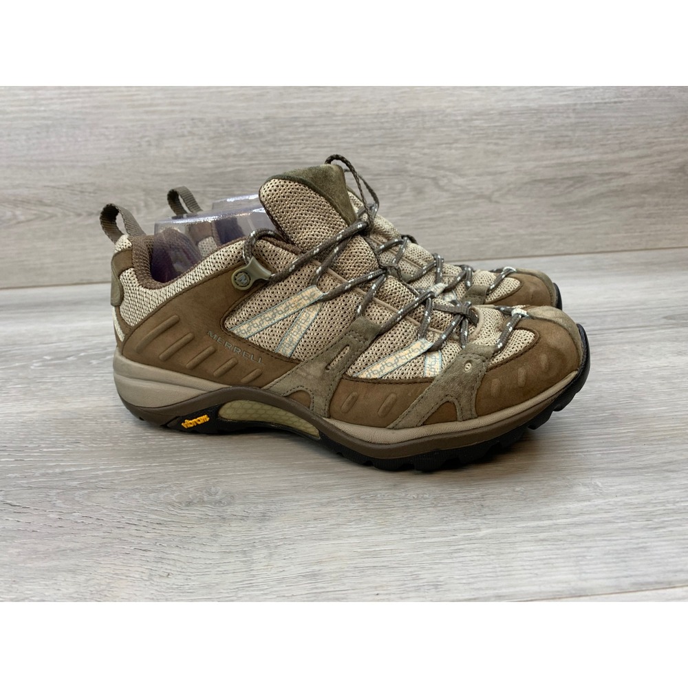 Merrell Sien Sport Women's‎ Performance 9.5 Footwear Brown Hiking Shoes Trail